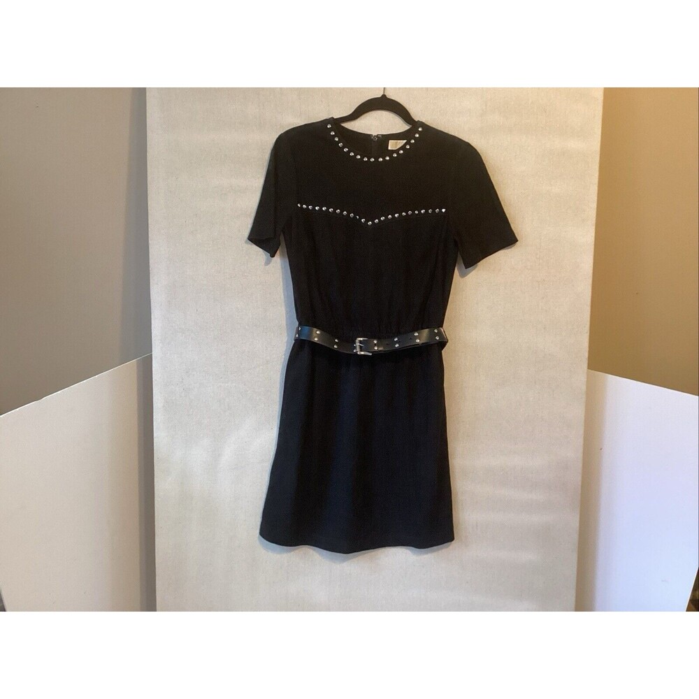 Michael Kors 100% goat suede dress black small lined